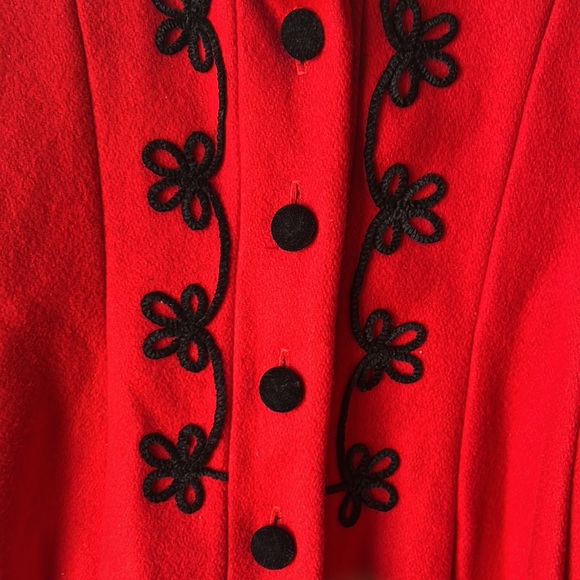 VTG Rothschild Winter Wool Velvet Dress Coat Toddler 3T Dressy Holiday - Picture 2 of 9